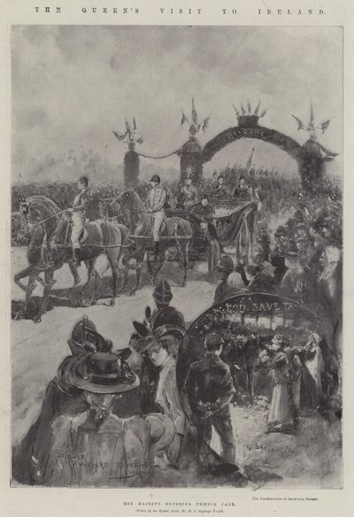 La Visite de la Reine en Irlande - Henry Charles Seppings Wright